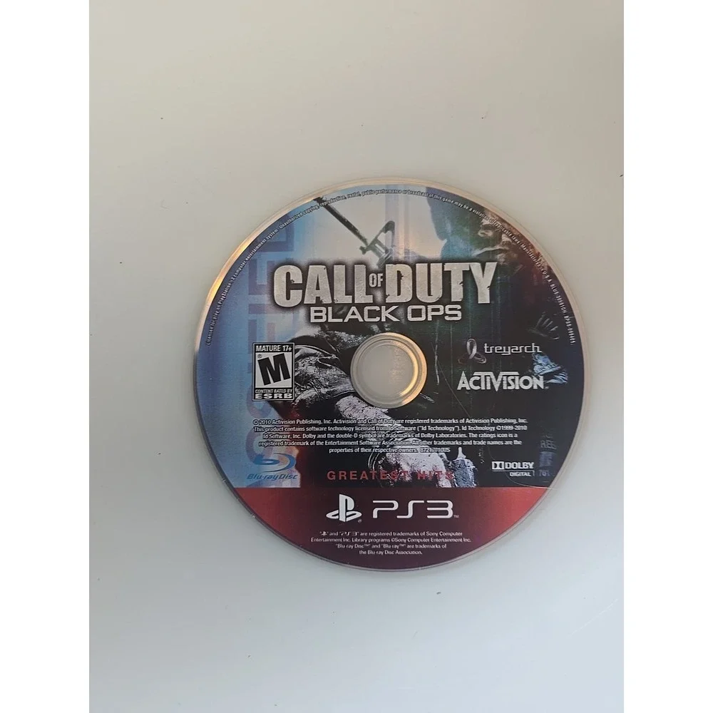 Call of Duty Black Ops PS3‎ PlayStation 3 Disc Only